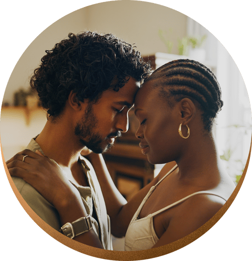 loving couple bronze