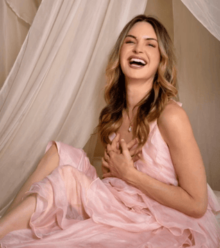 Layla pink dress gif