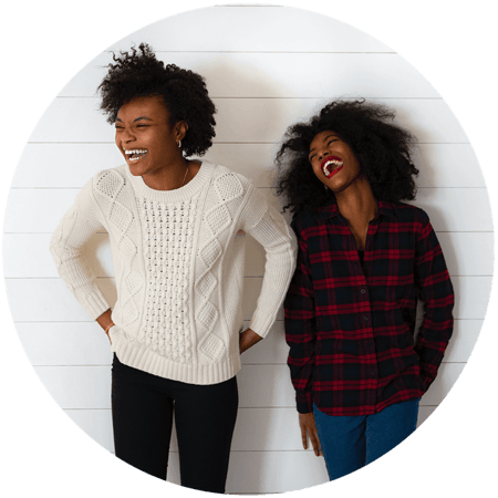 pair-of-laughing-women